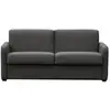 Image de Canapé convertible express 3 places en tissu gris foncé - 140x190cm