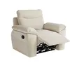 Image de Fauteuil de relaxation manuel en tissu texturé 3d - beige