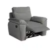 Image de Fauteuil de relaxation manuel en tissu - gris