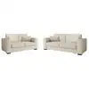 Image de Ensemble canapés 2+3 places en tissu - beige