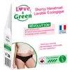 Image de Love & Green Hygiène Féminine Shorty Menstruel Lavable Écologique Taille L Flux Abondant