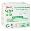 Image de Love & Green Tampon Coton bio Voile anti-peluches Super 16 unités