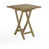 Image de Table de jardin pliante en teck massif L60