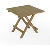 Image de Table basse pliante de jardin en teck massif L50 cm