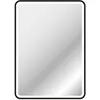 Image de Miroir salle de bains en aluminium noir 3x70x50cm
