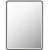 Image de Miroir salle de bains en aluminium noir 3x80x60cm