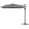 Image de Parasol jardin en aluminium gris 300 x 400 x 300 cm
