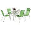 Image de Ensemble table et chaises de jardin en 150 x 90 x 72 cm