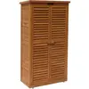Image de Armoire de jardin bois en bois marron 87 x 46 x 160 cm