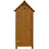 Image de Armoire de jardin bois en bois marron 77 x 54 x 179 cm