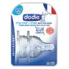 Image de Dodie Tétine Initiation+ Ronde 3 vitesses Col large Silicone 0 à 6 mois Débit 1 Lent Lot de 2