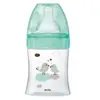 Image de Dodie Biberon anti-colique Initiation+ Vert Oiseaux tétine ronde 3 vitesses débit 1 - 150ml