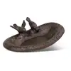 Image de Abreuvoir 2 oiseaux fonte 23.5x14.5x6 marron