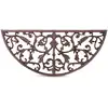 Image de Paillasson demi lune fonte marron