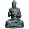 Image de Statue de bouddha assis noir 150cm