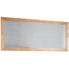 Image de Grand miroir rectangle en teck massif 160 x 70