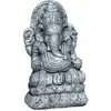 Image de Statue ganesh 40cm noir gris