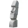 Image de Statue moaí île de pâques gris h120cm