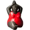 Image de Statuette femme rouge h65cm