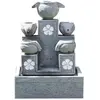 Image de Fontaine 5 coupes grise H90cm