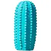 Image de Statuette cactus turquoise h30cm