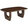 Image de Table basse en bois - bois foncé
