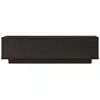 Image de Meuble tv 2 portes en bois l140cm - noir