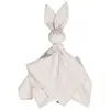 Image de Doudou bébé gaze de coton beige 50x50 cm