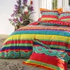 Image de Housse de couette en coton multicolore 240x220cm