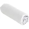 Image de Protège-matelas en forme de drap housse coton blanc 90x190 cm