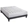 Image de Ensemble matelas mousse sommier bois 140x190