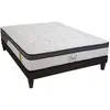 Image de Ensemble matelas mousse h25 sommier bois 160x200