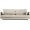 Image de Canapé 3 places tissu droit beige