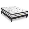 Image de Ensemble sommier tissu et matelas concorde ressorts - 26 cm d'épaisseu