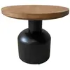 Image de Table basse en bois et métal noir d60