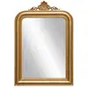 Image de Miroir 177 x 117 style classique, cadre en pin or