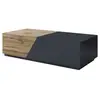 Image de Table basse 124 cm style industriel bois / gris