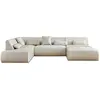 Image de Canapé panoramique 7 places en tissu beige