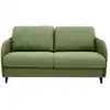 Image de Canapé convertible express 3 places en tissu matelas 11 cm vert sauge