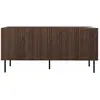 Image de Buffet bas effet bois 3 portes bois
