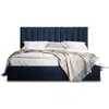 Image de Lit coffre 180x200 sommier inclus bleu