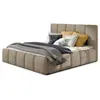 Image de Lit coffre 140x200 sommier inclus taupe