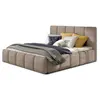 Image de Lit coffre 160x200 sommier inclus taupe