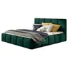 Image de Lit coffre king size 180x200 sommier inclus vert