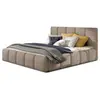 Image de Lit coffre 180x200 sommier inclus taupe