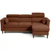Image de Canapé d'angle réversible convertible 4 places en tissu texturé