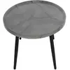 Image de Table basse effet marbre 80 cm gris
