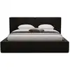 Image de Lit coffre 180x200 cm sommier inclus noir