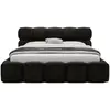 Image de Lit coffre 140x200 cm sommier inclus noir