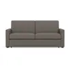 Image de Canapé convertible express 3 places en tissu matelas 14 cm gris